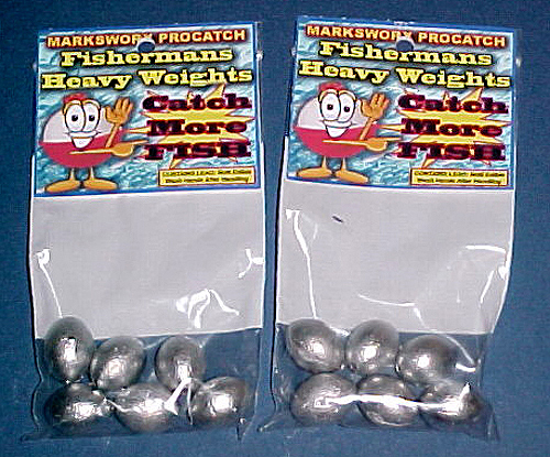 photo of ProCatch 1 oz egg sinkers perfect for catching more fish